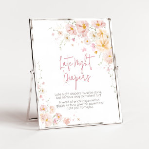 Wildblume Baby in Bloom Spate Night Diapers Poster