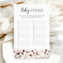 Wildblume Babydusche Babyartikel Spiel