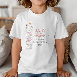 Wildblume Babydusche Matching Family Baby T-shirt