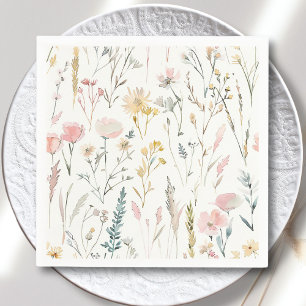 Wildblume Babydusche Serviette