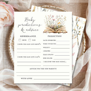 Wildblume Babydusche Vorhersagen & Hinweise