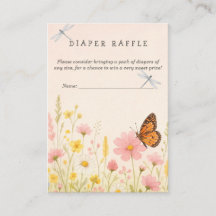 Wildblume Babydusche Windelwaschmaschine