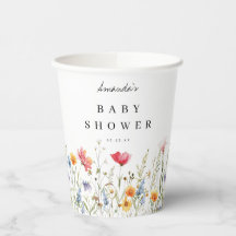 Wildblume Babyduschpapier für Wasserfarben