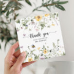 Wildblume Bee Brautparty Danke Karte<br><div class="desc">Dieses Design besticht durch ein zartes Bouquet mit bemalten Wildblumen, eine bezaubernde Biene und eine üppige Vegetation sowie eine schöne Kombination aus modernen und rustikalen Schriftart. Sehen Sie sich die gesamte Kollektion an, um mehr passende Artikel zu finden! Sehen Sie sich unser Video "How Edit in Zazzle" unter YouTube.com/CreativeUnionDesign an....</div>