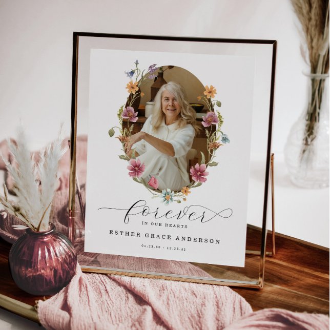 Wildblume Beerdigung für immer in unserem Herzen (Von Creator hochgeladen)