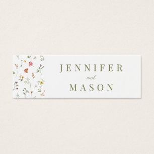 Wildblume beim Hochgehen der QR Registrierungseinf