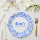 Wildblume bläst Blumendusche Custom Blue Pappteller<br><div class="desc">Ich hoffe, Sie mögen dieses handgemachte Wildblume Muster auf benutzerdefinierten Papier Teller. KLICKEN SIE AUF "PERSONALISIEREN", um den Text zu bearbeiten oder ihn zu löschen, falls Sie ihn bevorzugen. Ideal für eine Babydusche, Hochzeit, Brautparty oder Geburtstag. Karo aus meinem Shop für viel mehr Farben und Muster und lass mir wissen,...</div>