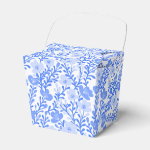 Wildblume Blaue Blüten Florale Baby Shower Benutze Geschenkschachtel