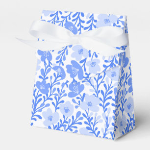 Wildblume Blaue Blüten Florale Baby Shower individ Geschenkschachtel