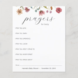 Wildblume Bloom Gebete für Baby