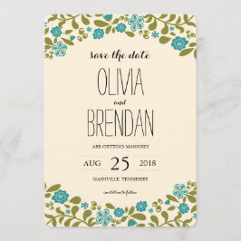 Wildblume blüht | SAVE THE DATE