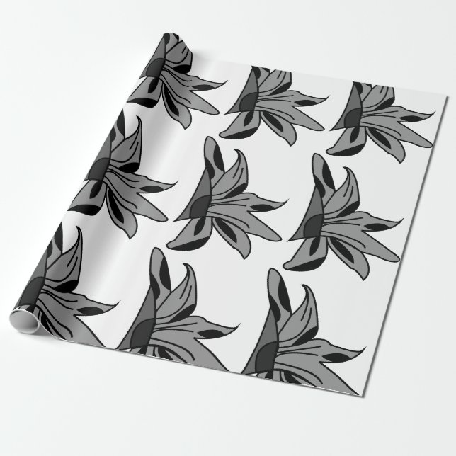 Wildblume Blume Geschenkpapier (Ungerollt)