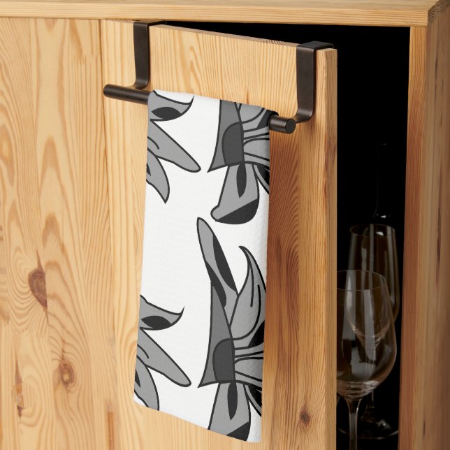 Wildblume Blume Geschirrtuch (Drittel gefaltet)