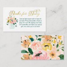 Wildblume Blumenbücher für Babykarten