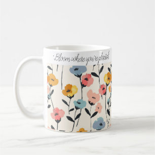 Wildblume Blumencoffee Tasse Geschenk