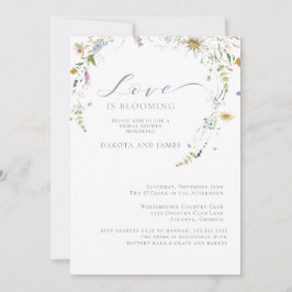 Wildblume Blumenpaare Brautparty Einladung
