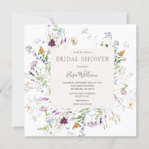 Wildblume Blumenwasser Brautparty