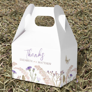 Wildblume Blumenwiesen Hochzeit im Herbst Geschenkschachtel