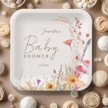 Wildblume Boho Baby Dusche