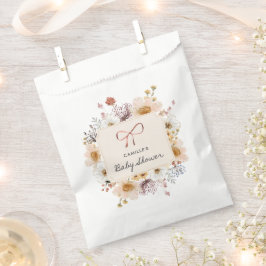 Wildblume Boho Babydusche Geschenktütchen