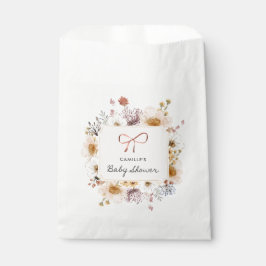 Wildblume Boho Babydusche Geschenktütchen