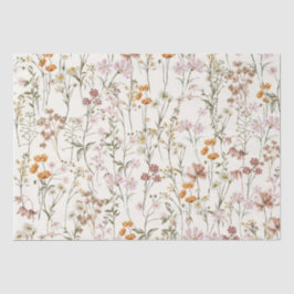 Wildblume Boho Bloom Garden Boho Seidenpapier
