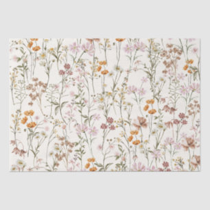 Wildblume Boho Bloom Garden Boho Seidenpapier