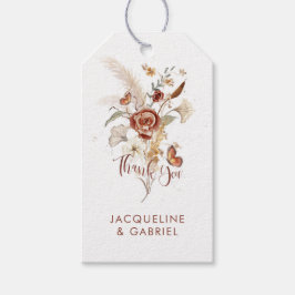 Wildblume BOHO Blumenwetter Hochzeit Geschenkanhänger