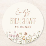 Wildblume Boho Brautparty im Blumengarten Runder Pappuntersetzer<br><div class="desc">Erhöhen Sie Ihr Brautparty mit unserer Wildblume Boho Brautparty in Bloom Garden Paper Untersetzer. Diese Untersetzer zeigen ein reizvolles Design der Wildblume und bringen eine Touch von natürlicher Schönheit zu Ihrem Anlass. Diese Untersetzer sind sowohl funktional als auch charmant und eignen sich hervorragend zum Schutz von Oberflächen und zur Dekoration...</div>