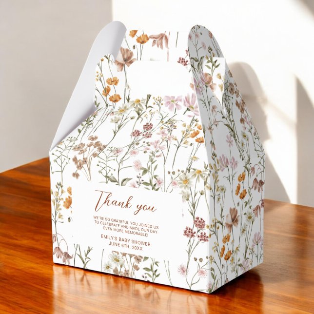 Wildblume Boho Chic Baby in Bloom Garden Geschenkschachtel (Von Creator hochgeladen)