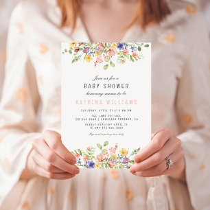 Wildblume Boho Field Gender Neutral Baby Shower Magnet