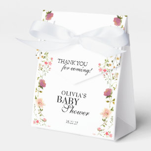 Wildblume Boho Floral Vielen Dank Souvenir Geschen Geschenkschachtel