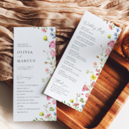 Wildblume Boho Frische Pasta machen Programm