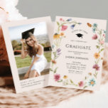 Wildblume Boho Graduation Party Einladung<br><div class="desc">Für weitere Anpassungen klicken Sie bitte auf "Diese Vorlage personalisieren",  dann auf "Bearbeiten mit dem Entwurfswerkzeug". Stilvoll bearbeitbare Vorlagen,  die leicht zu benutzen sind,  weitere Artikel im Laden verfügbar (Einladungen,  uAwg,  Dankeschön-Karten,  Schreibwaren & Dekor). Wenn Sie Hilfe oder passende Artikel benötigen,  kontaktieren Sie mich bitte.</div>