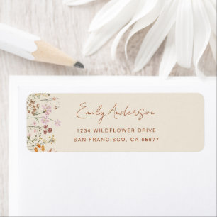 Wildblume Boho in Bloom Garden Rücksendeadresse