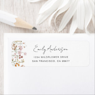 Wildblume Boho in Bloom Garden Rücksendeadresse