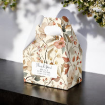 Wildblume Boho Ivory Floral Baby Dusche