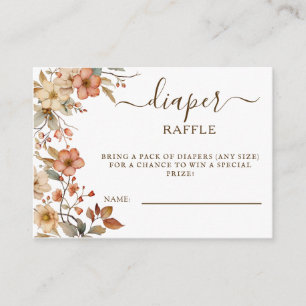 Wildblume Boho Kinderduschbücher für Kinder Begleitkarte