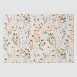 Wildblume boho seidenpapier