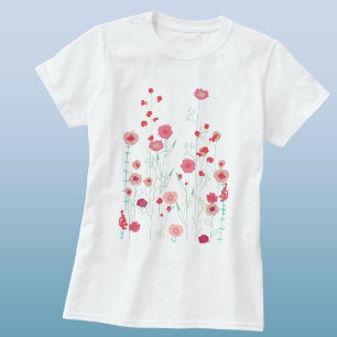 Wildblume Boho T-Shirt