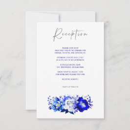 Wildblume Boho Wedding Reception Card Einladung