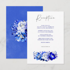 Wildblume Boho Wedding Reception Card Einladung
