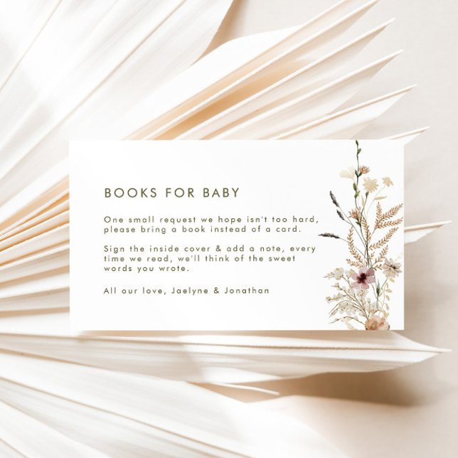 Wildblume Books for Baby Begleitkarte (Von Creator hochgeladen)