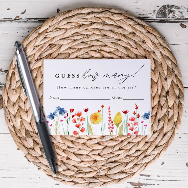 Wildblume Border rät wie viele Game Card Begleitkarte (Von Creator hochgeladen)