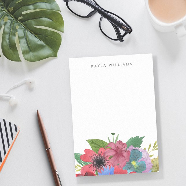 Wildblume Bouquet Personalisiert Post-it Klebezettel (Von Creator hochgeladen)