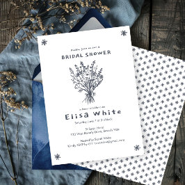 Wildblume Bouquet Rustic Whimsical Brautparty Einladung