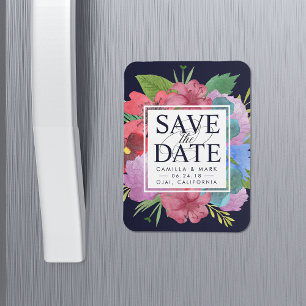 Wildblume Bouquet Save the Date Magnet