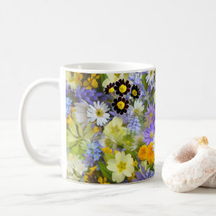 Wildblume Bouquet Tasse
