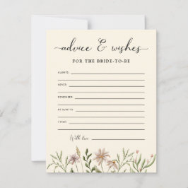 Wildblume Brautparty Beratung & Wünsche