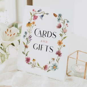 Wildblume Brautparty Karten Geschenke Tabletop Unt Sockelschild